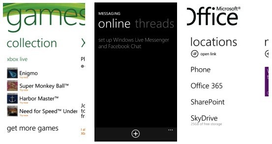 Office 365, Facebook Chat и Xbox Live в Windows Phone 7.5 Mango