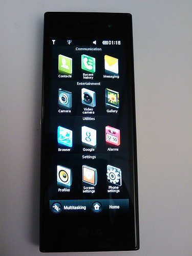 дисплей LG BL40 Chocolate 
