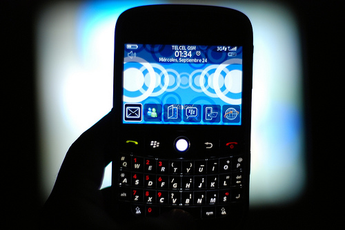 дисплей BlackBerry Bold