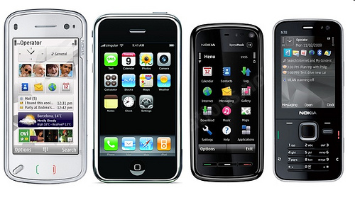 Nokia N97 - iPhone - Nokia 5800 - Nokia N78